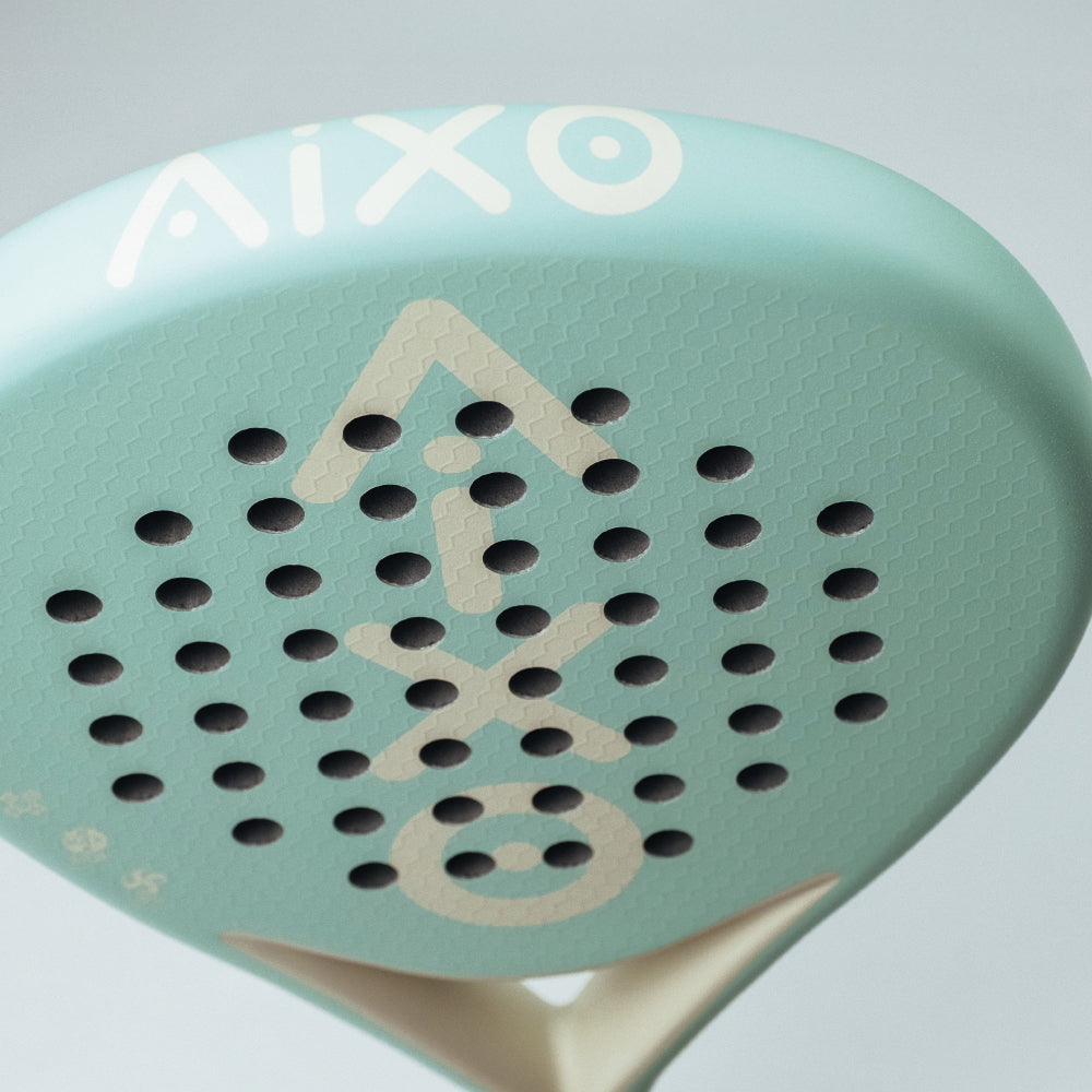 Aixo Pastel de Mint Ghost Padel Racket - Full Carbon - RL-B09