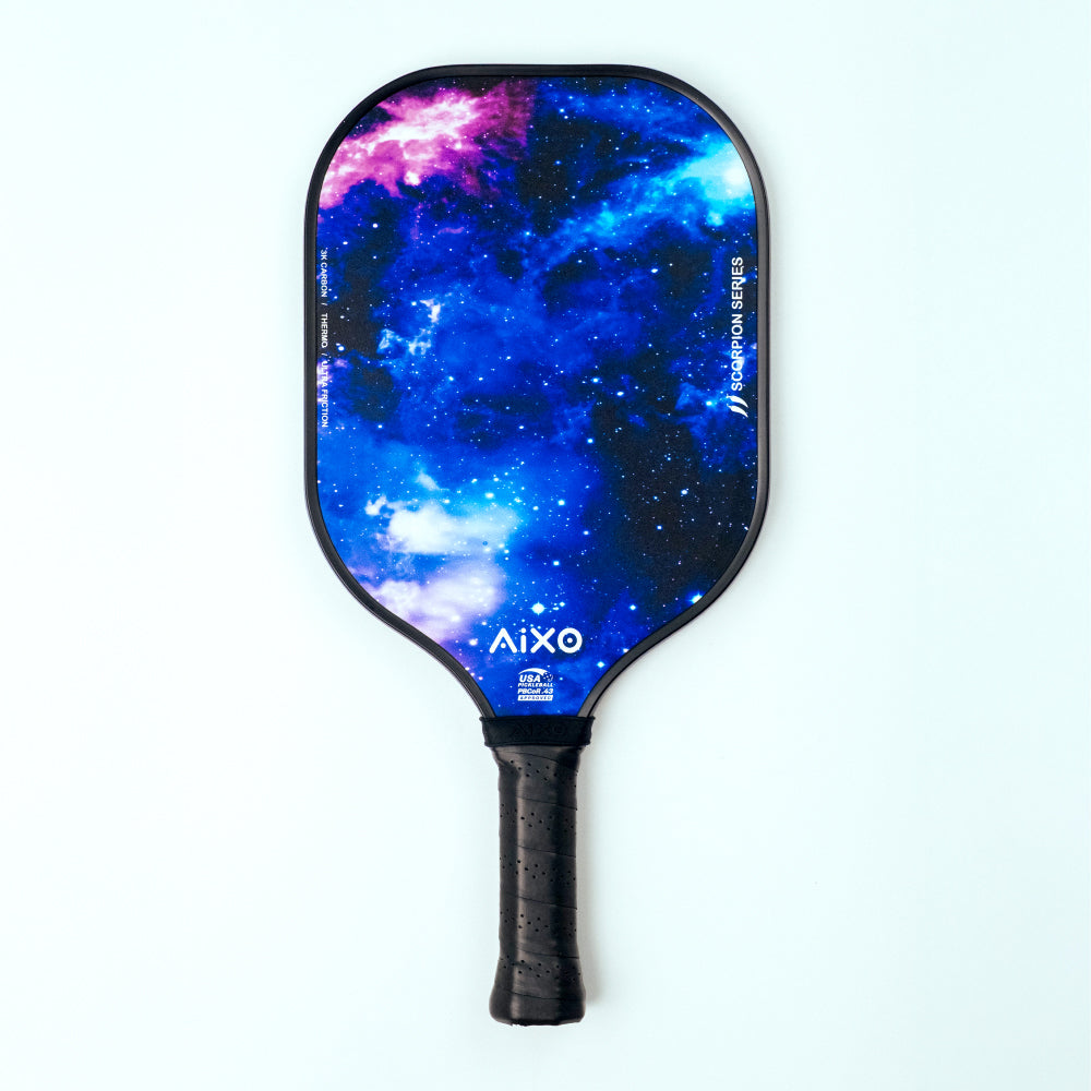 Aixo P11A Scorpion Series Spaceballs 3K Raw Carbon Pickleball Padel