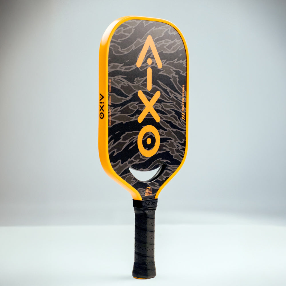 Aixo P14C Reaper Series Tiger King 18K Raw Carbon Pickleball Padel