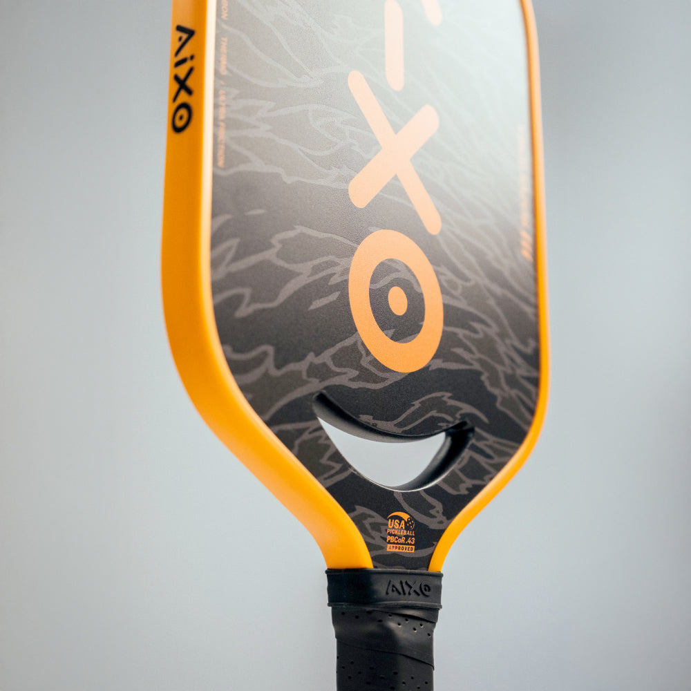 Aixo P14C Reaper Series Tiger King 18K Raw Carbon Pickleball Padel