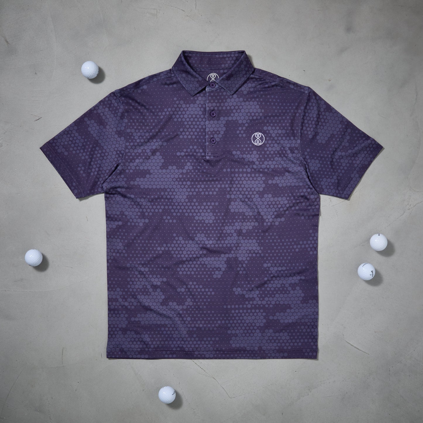 Vertex Plum Polo Shirt