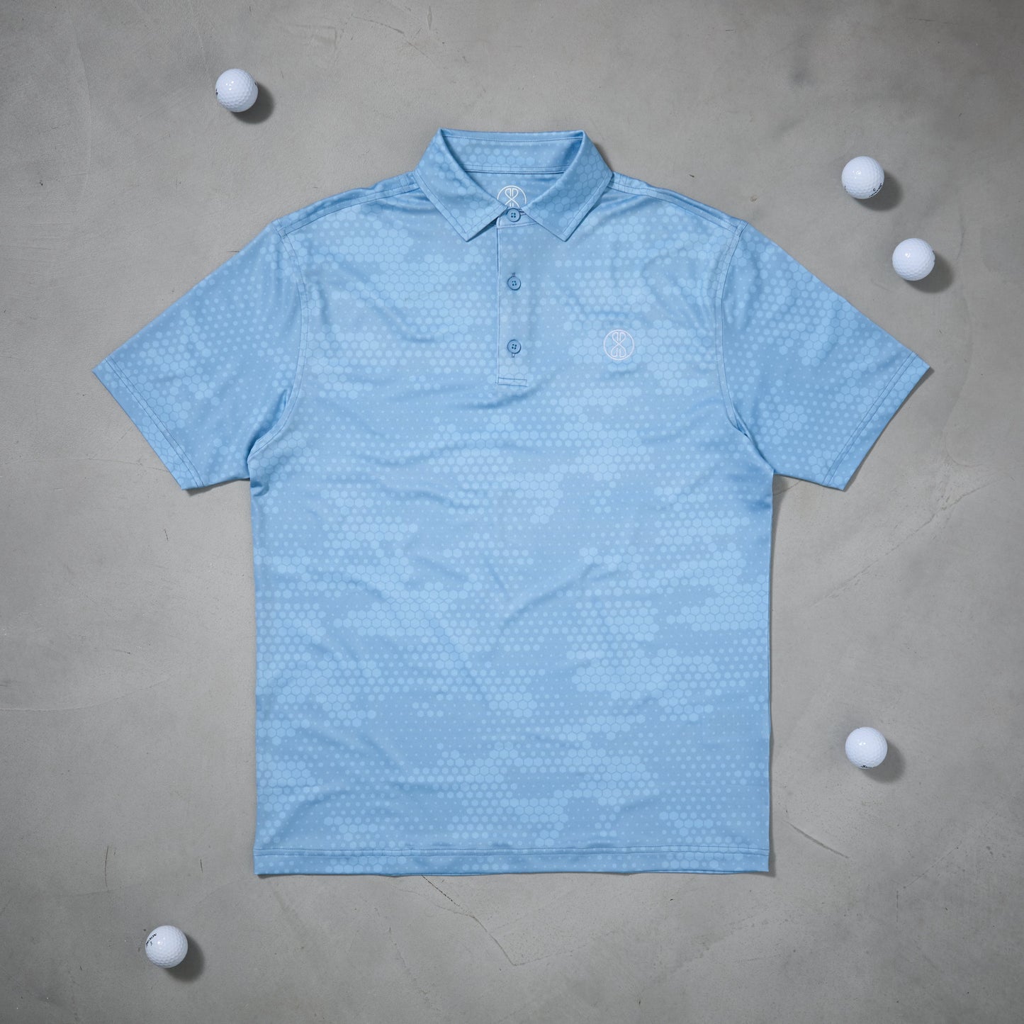 Apex Blue Polo Shirt