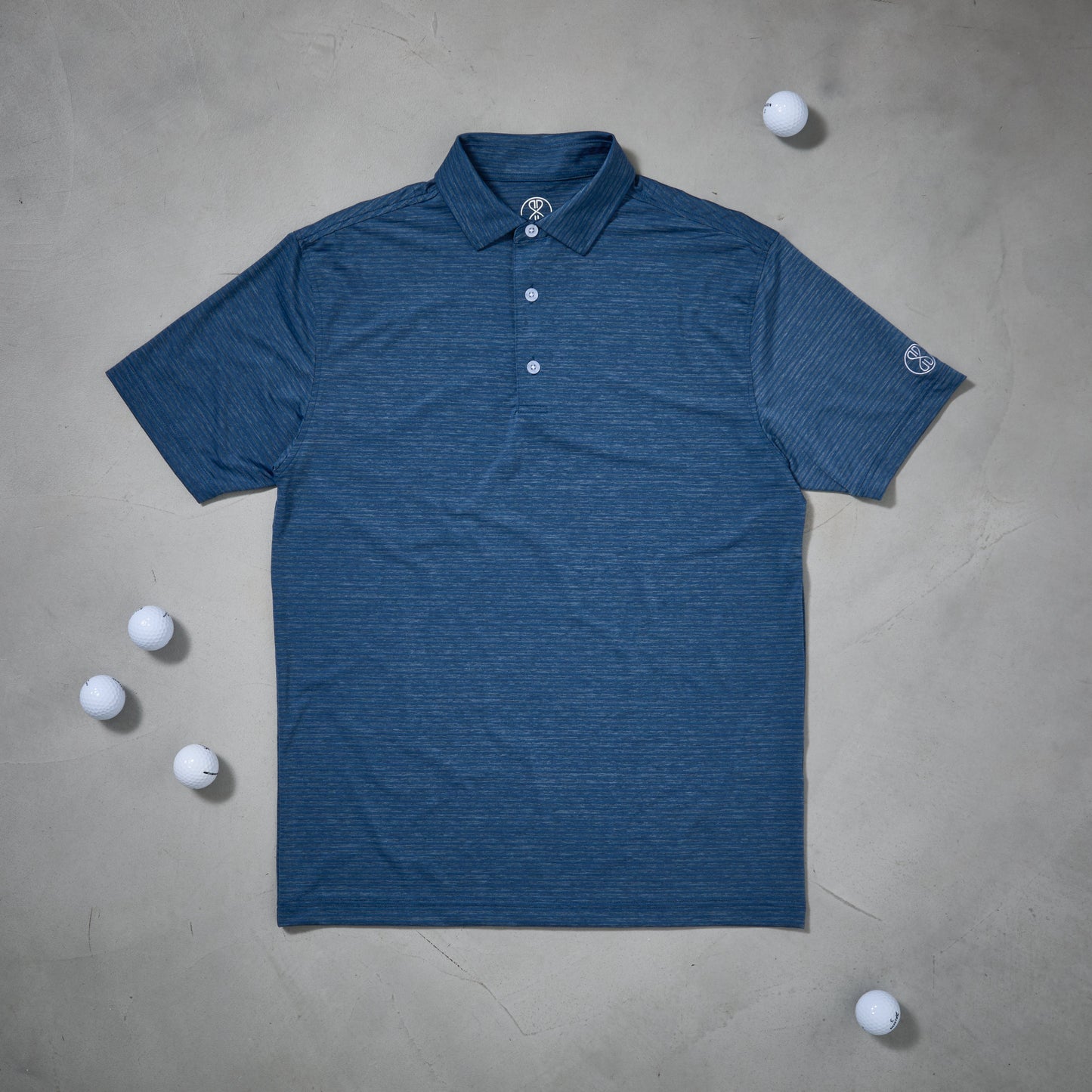 Aether Tech Luxor Navy Polo Shirt