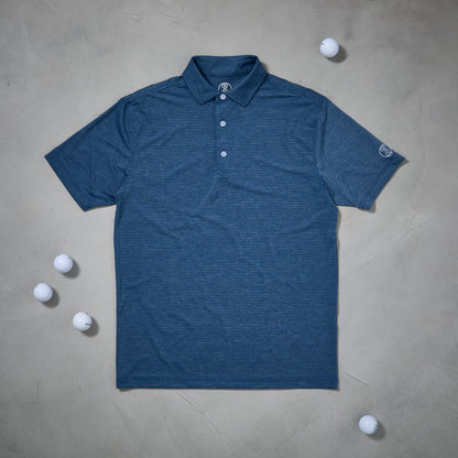 Aether Tech Luxor Navy Polo Shirt