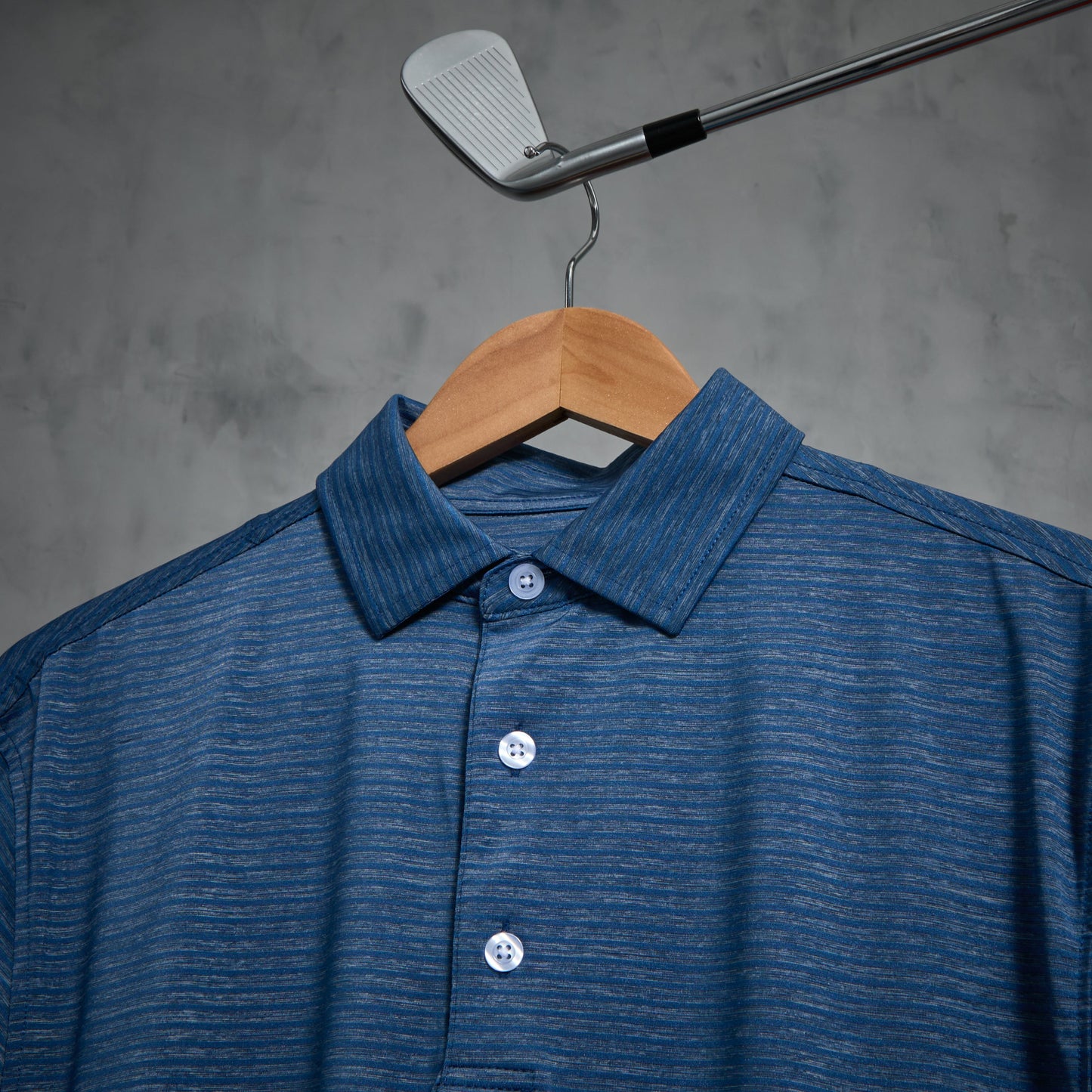 Aether Tech Luxor Navy Polo Shirt