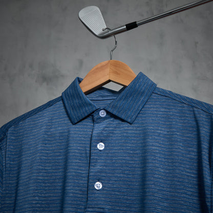 Aether Tech Luxor Navy Polo Shirt
