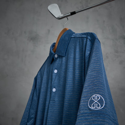 Aether Tech Luxor Navy Polo Shirt