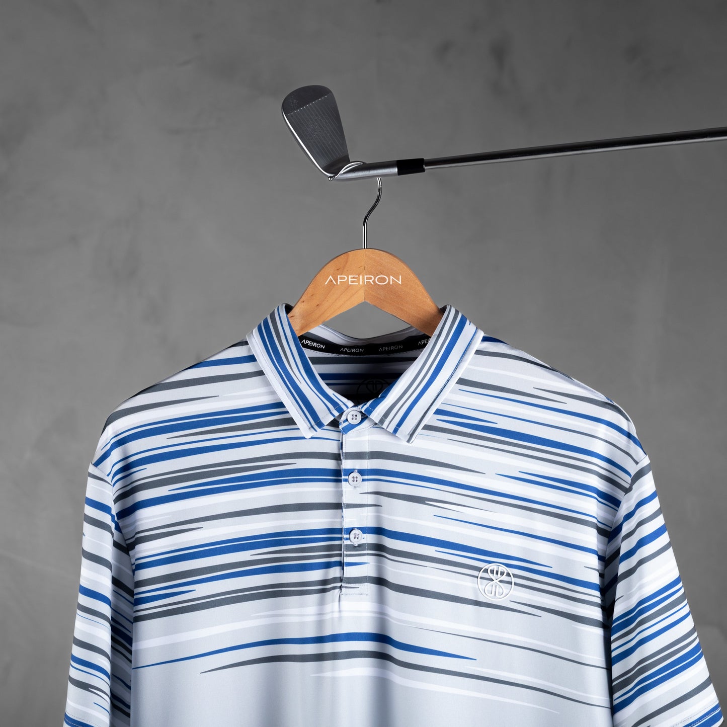 Ethos Grey Horizon Men's Golf Polo Shirt