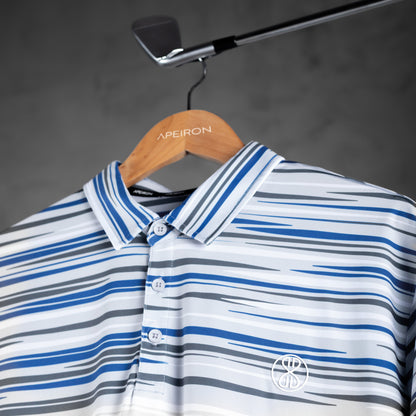Ethos Grey Horizon Men's Golf Polo Shirt