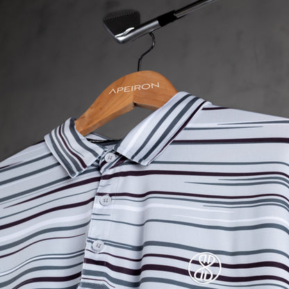 Ethos Glacier Grey Men's Golf Polo Shirt