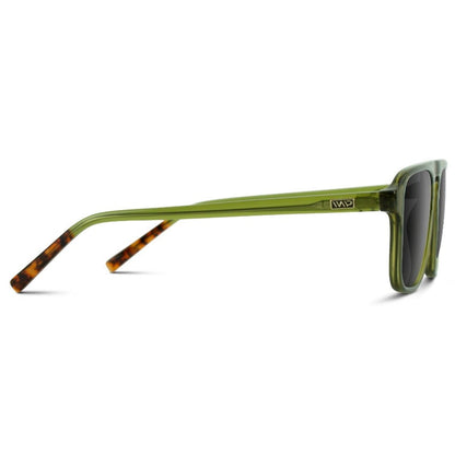 EMERSON Unisex Square Aviator Sunglasses in Saguaro Green by WMP Eyewear