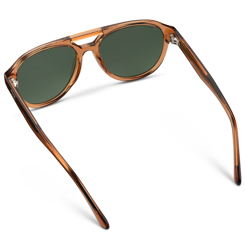 STERLING Modern Men's Aviator Sunglasses in Crystal Copper by WMP Eyewear