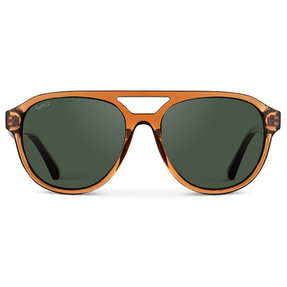 STERLING Modern Men's Aviator Sunglasses in Crystal Copper by WMP Eyewear