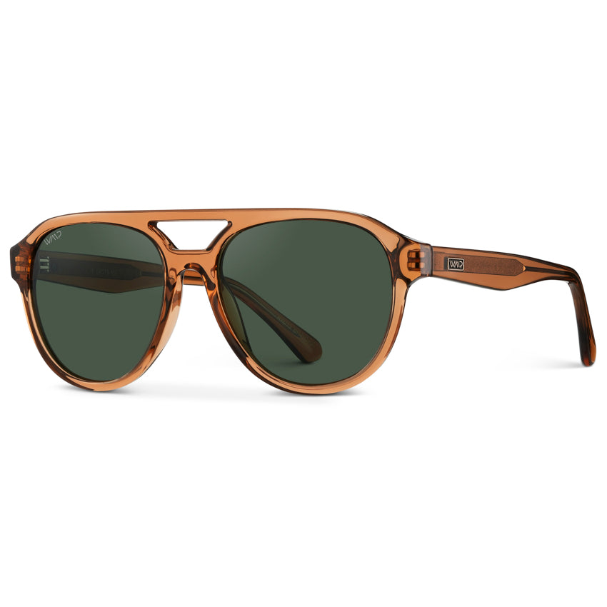 STERLING Modern Men's Aviator Sunglasses in Crystal Copper by WMP Eyewear