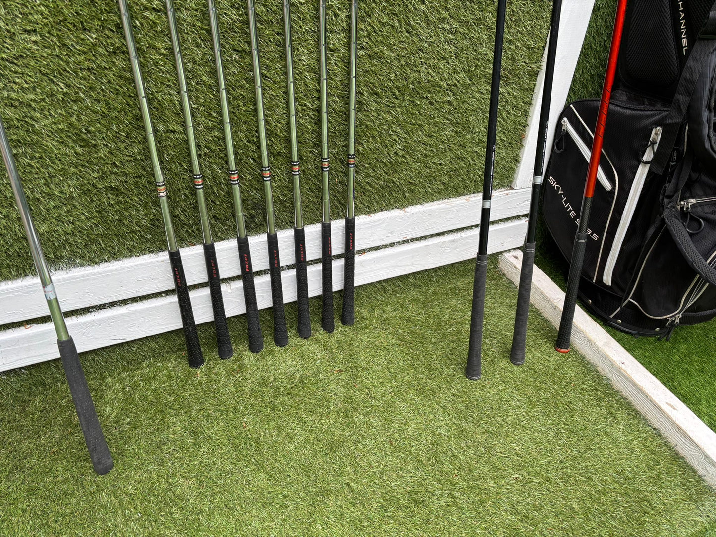 Fazer FirePower Irons 5-SW + Slazenger Woods + Waterproof Stand Bag
