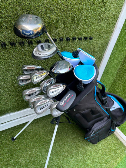 Wilson Matrix Irons 3-SW, Callaway Great Big Bertha Driver, Hybrid & Brand New Stand Bag