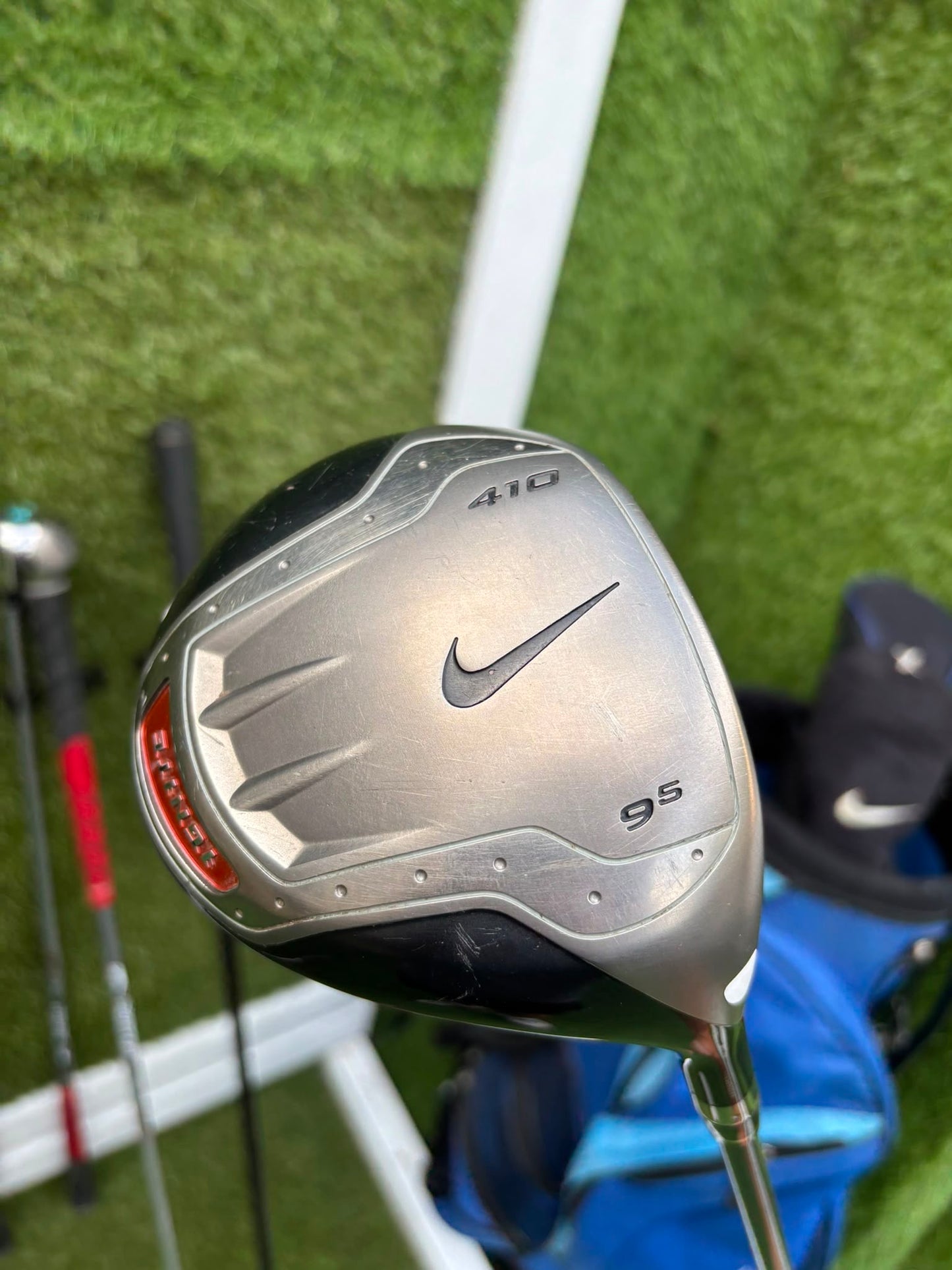 Slazenger Iron-Woods, Nike Driver, Wilson Fairway Wood, Voodoo Daddy Putter & Stand Bag