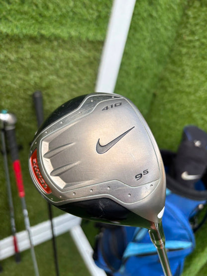 Slazenger Iron-Woods, Nike Driver, Wilson Fairway Wood, Voodoo Daddy Putter & Stand Bag