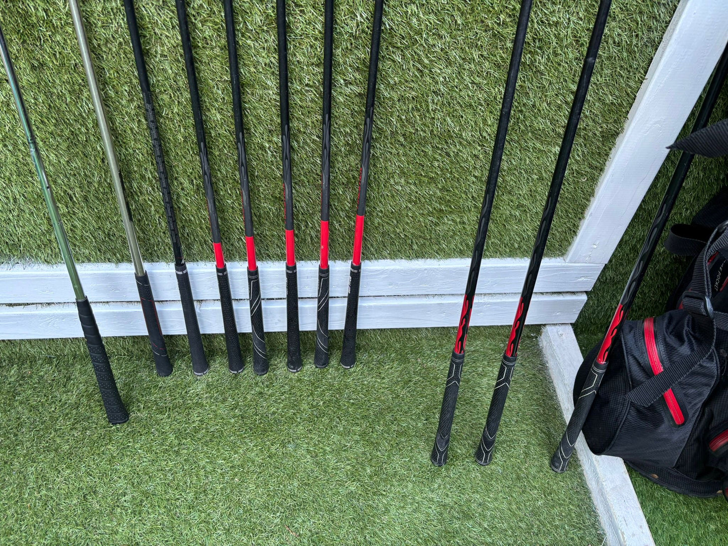 🔥 Wilson 1200 Plus Irons (5–SW) + Driver / 3 Wood / Hybrid + Cleveland Wedge + Waterproof Sun Mountain Bag