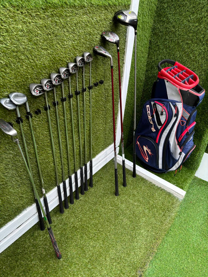 Ping G15 Complete Golf Set + Rapture Driver, Glide Wedges & Cobra Cart Bag