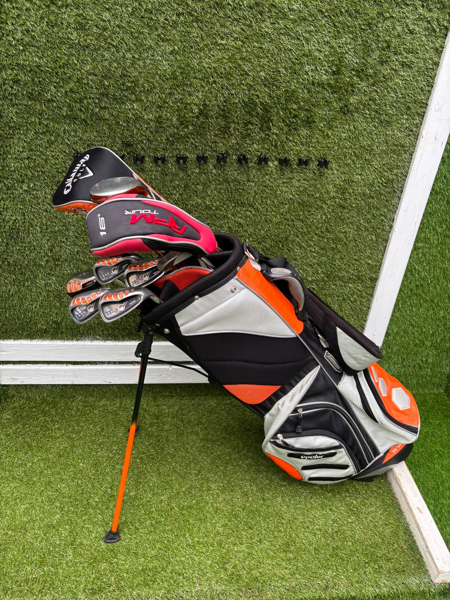 Hippo XXL Golf Set with Callaway FT-i Draw Driver, TaylorMade Rescue & Hex Stand Bag