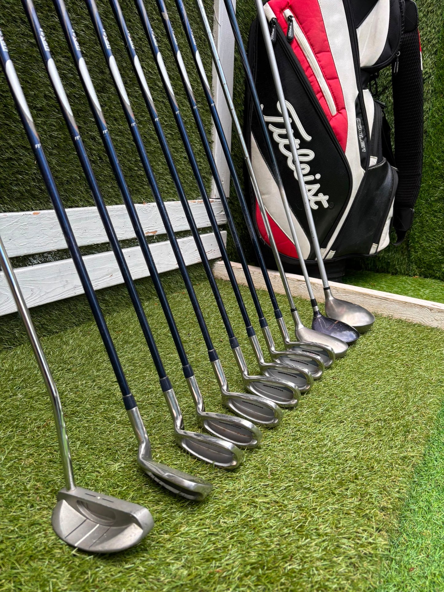 Texan Power Cavity Golf Complete Set & Titleist Bag - PLEASE  READ THE DESCRIPTION ABOUT THE BAG!!