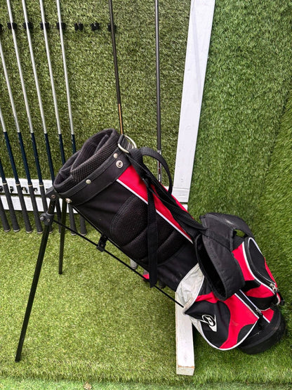 Full Golf Set | Adam RX Graphite Irons + Ben Sayers MX1 Driver + TaylorMade 5 Wood + Memphis LX Putter + Dunlop Stand Bag £120.00