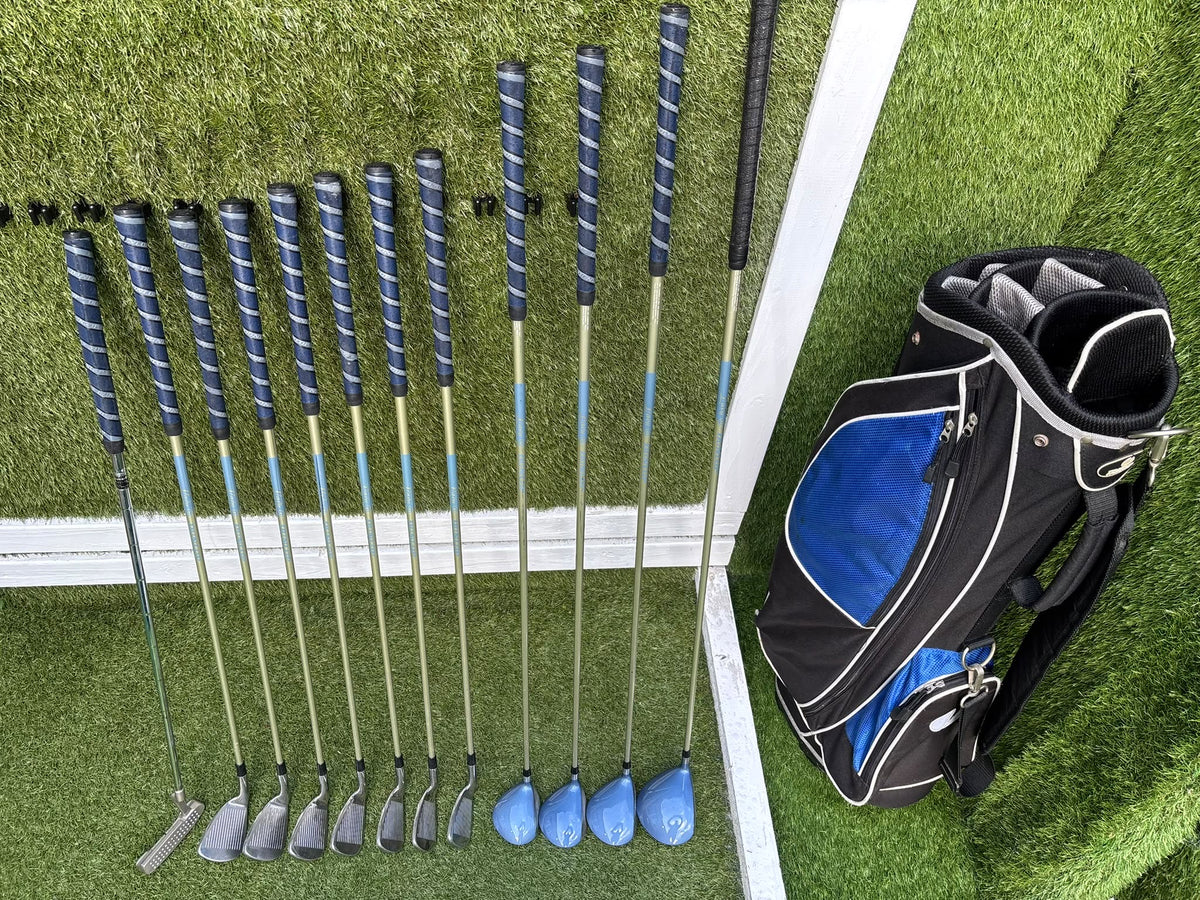 Lady Dunlop Ladies Complete Golf Set – 5–SW Irons, 12° Driver, 3/5/7 Woods, Putter & Bag