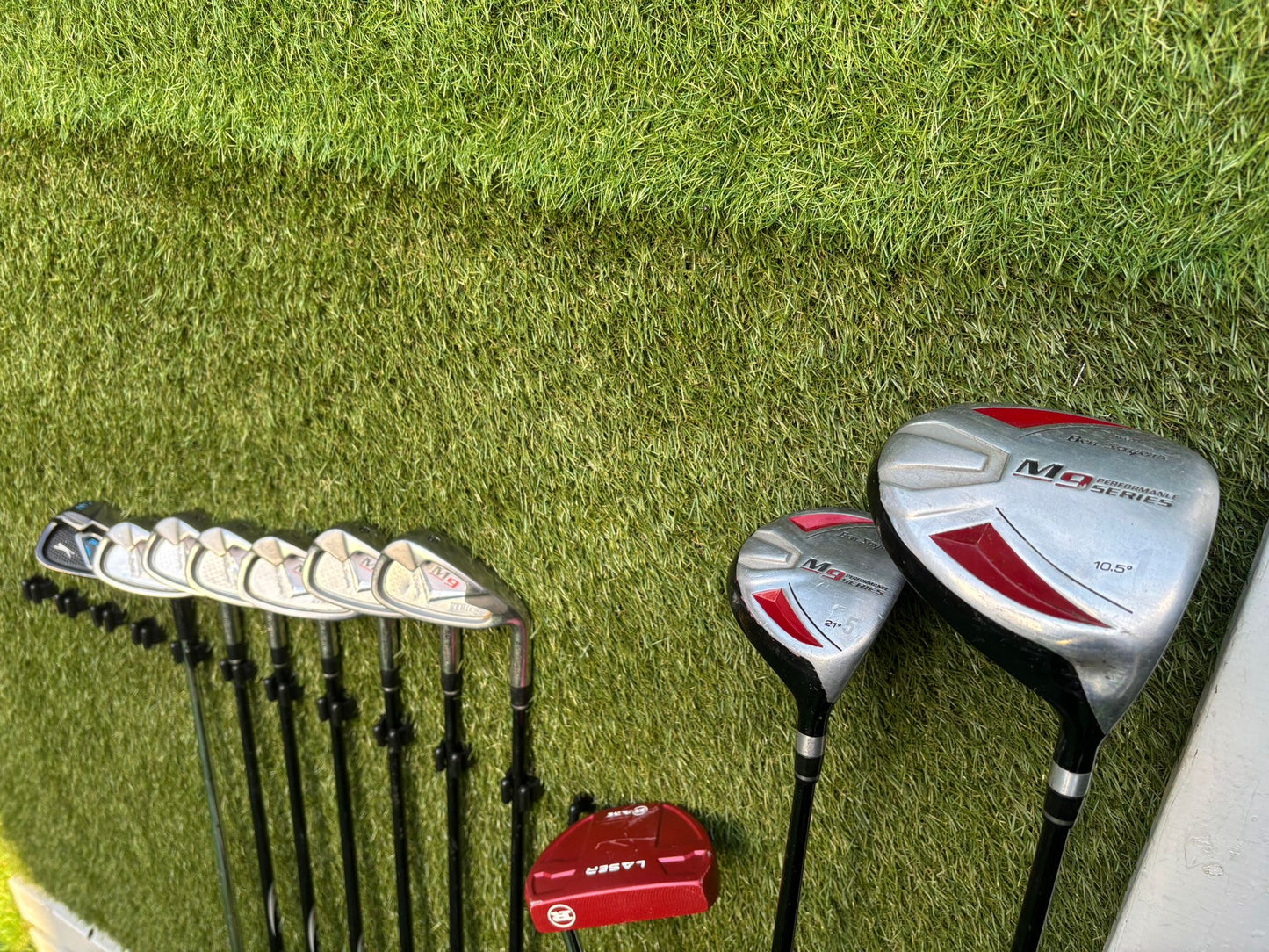 Ben Sayers M9 Full Graphite Golf Set + Forgan Bag + Matching Trolley