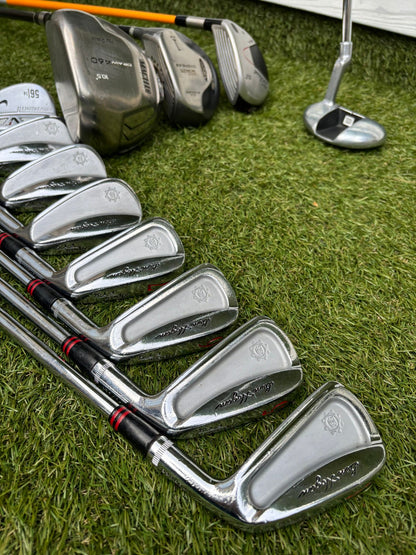 Ben Hogan Apex FTX Forged Irons (4–PW) + Titleist 3 Wood + Drivers + BRAND NEW Bag - Free P&P