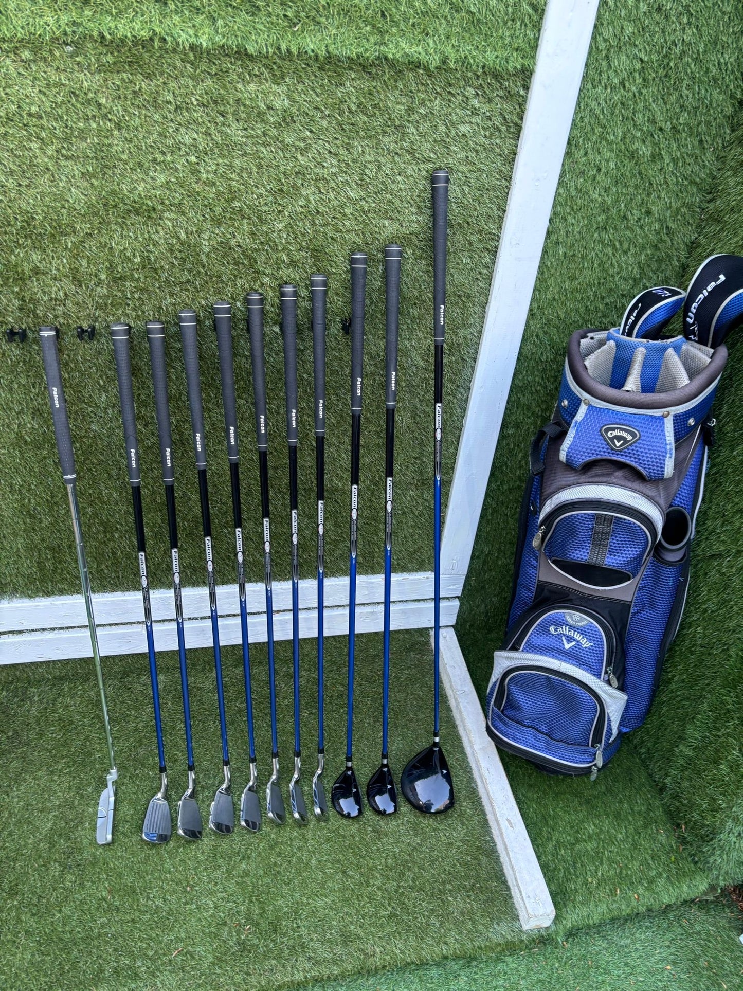 Ladies Falcon Graphite Golf Club Set with Cart Bag