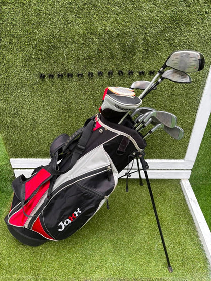 Jaxx RX II Complete Golf Set – Slazenger Panther Ti Driver, Woods, Wedge, Putter & Stand Bag