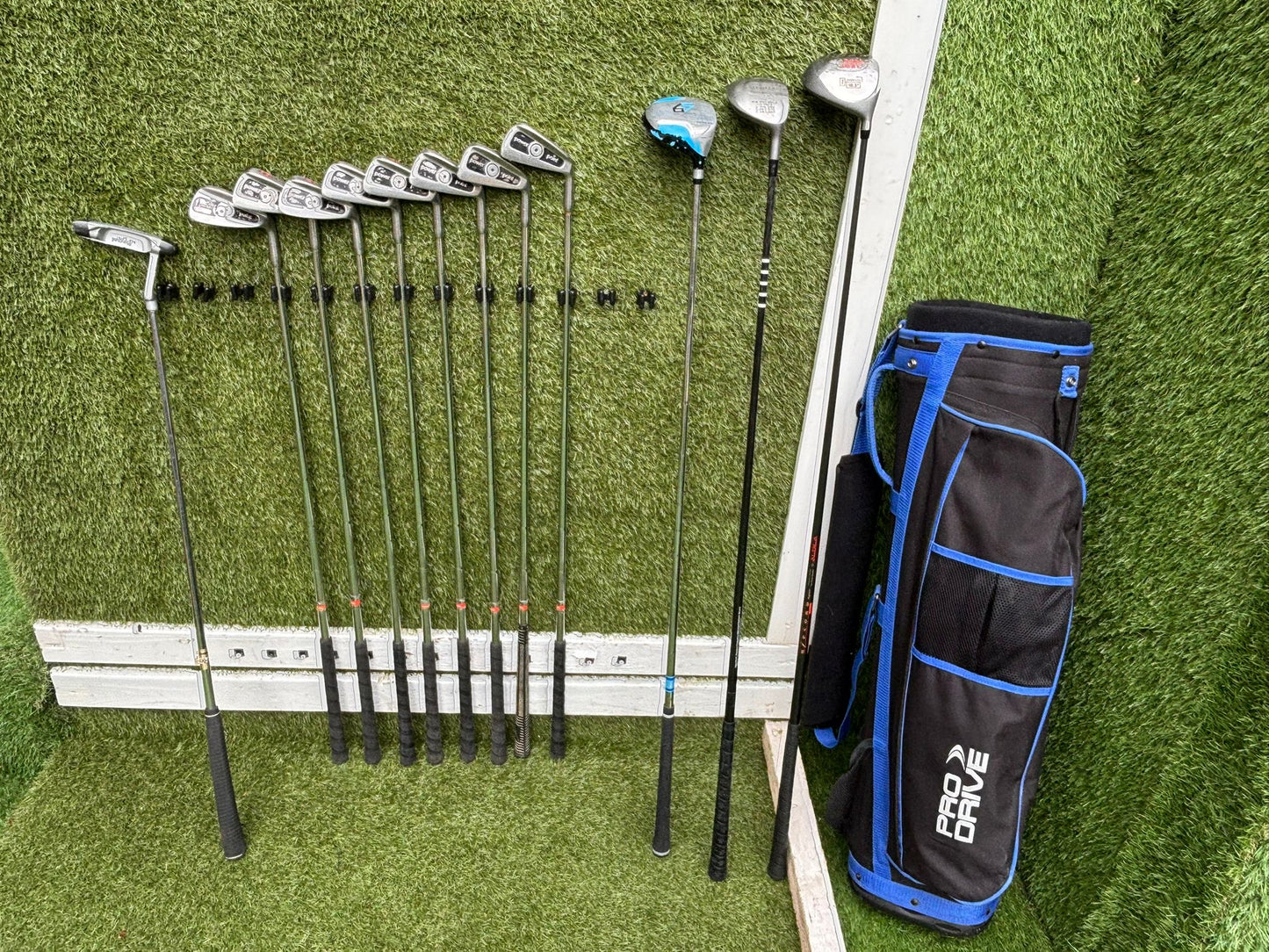 12 Club Complete Golf Set with Cavity-Back Irons & Stand Bag