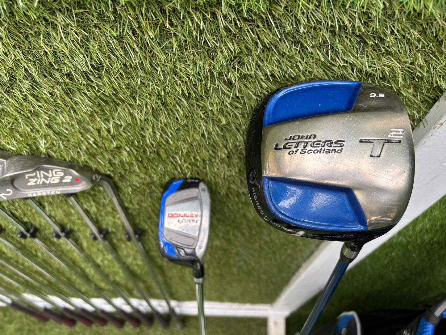 Z-Model II 3-SW Irons, Ping Zing 2 Red Dot 2 Iron, Driver, Hybrid & MacGregor Bag