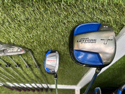 Z-Model II 3-SW Irons, Ping Zing 2 Red Dot 2 Iron, Driver, Hybrid & MacGregor Bag