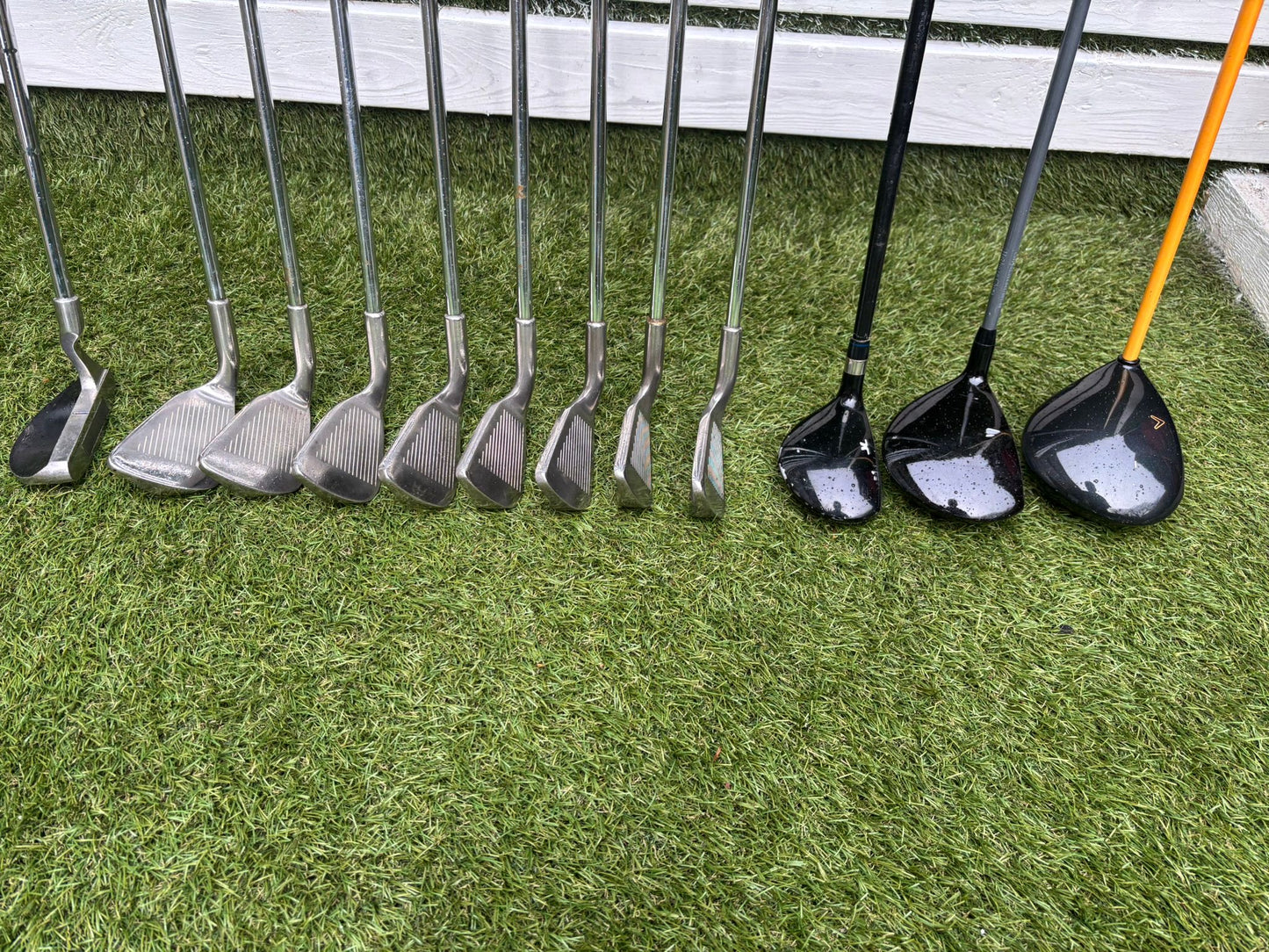 Golf Set – EEE 3ZZZ Irons + Callaway ERC Driver + Hybrid + 5 Wood + Callaway Stand Bag