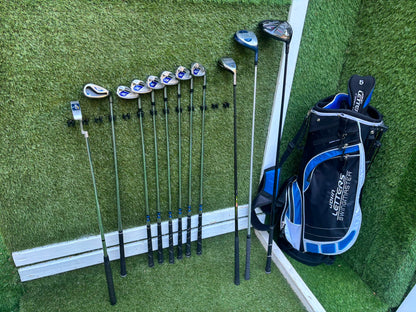 Ben Sayers M7 Golf Set with MacGregor MacTec X Driver, RAM Hybrid & John Letters Stand Bag