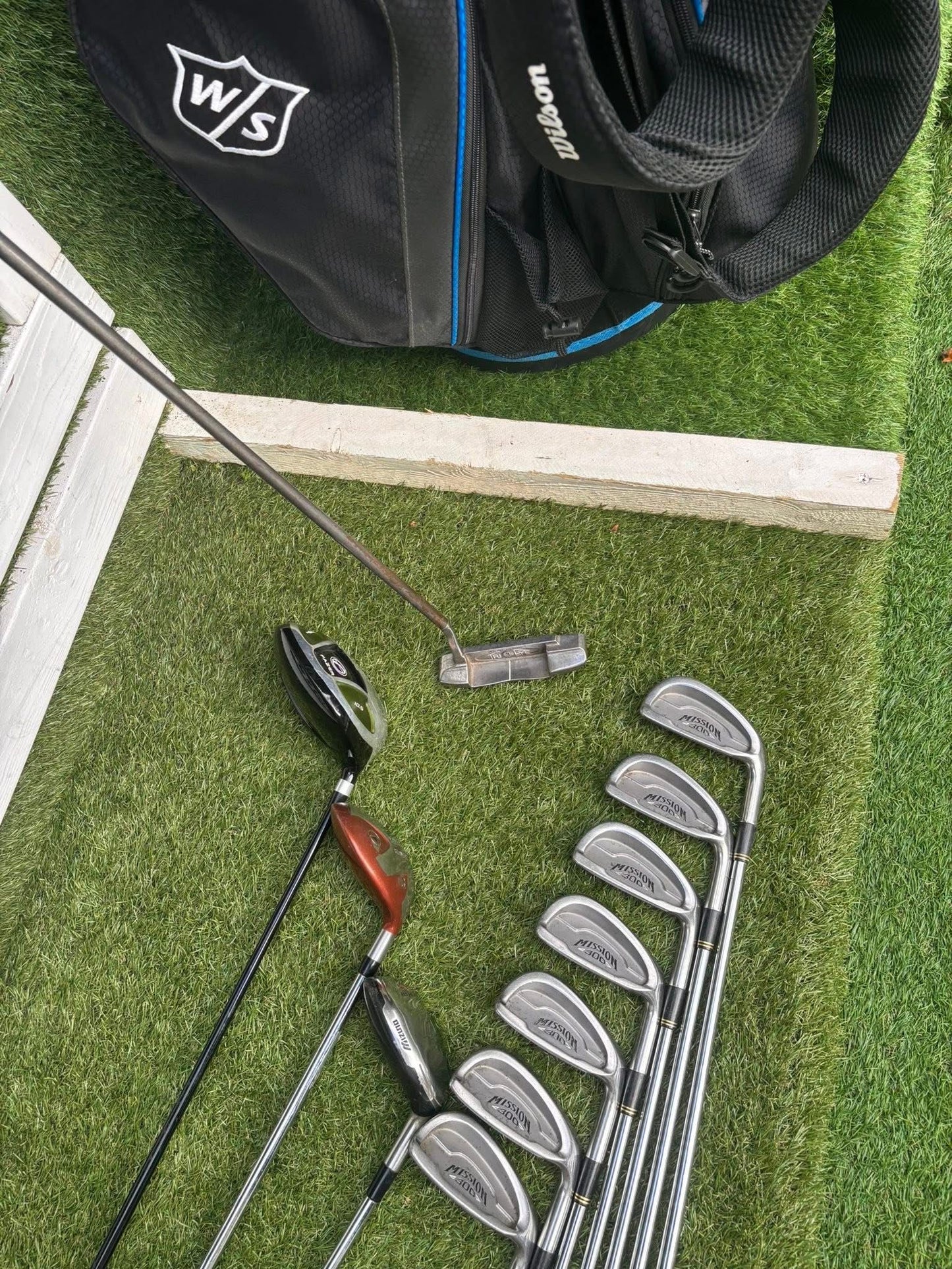 Mizuno 300 Forged Set + T.P. Mills TR-3 Putter & Bag £184.00