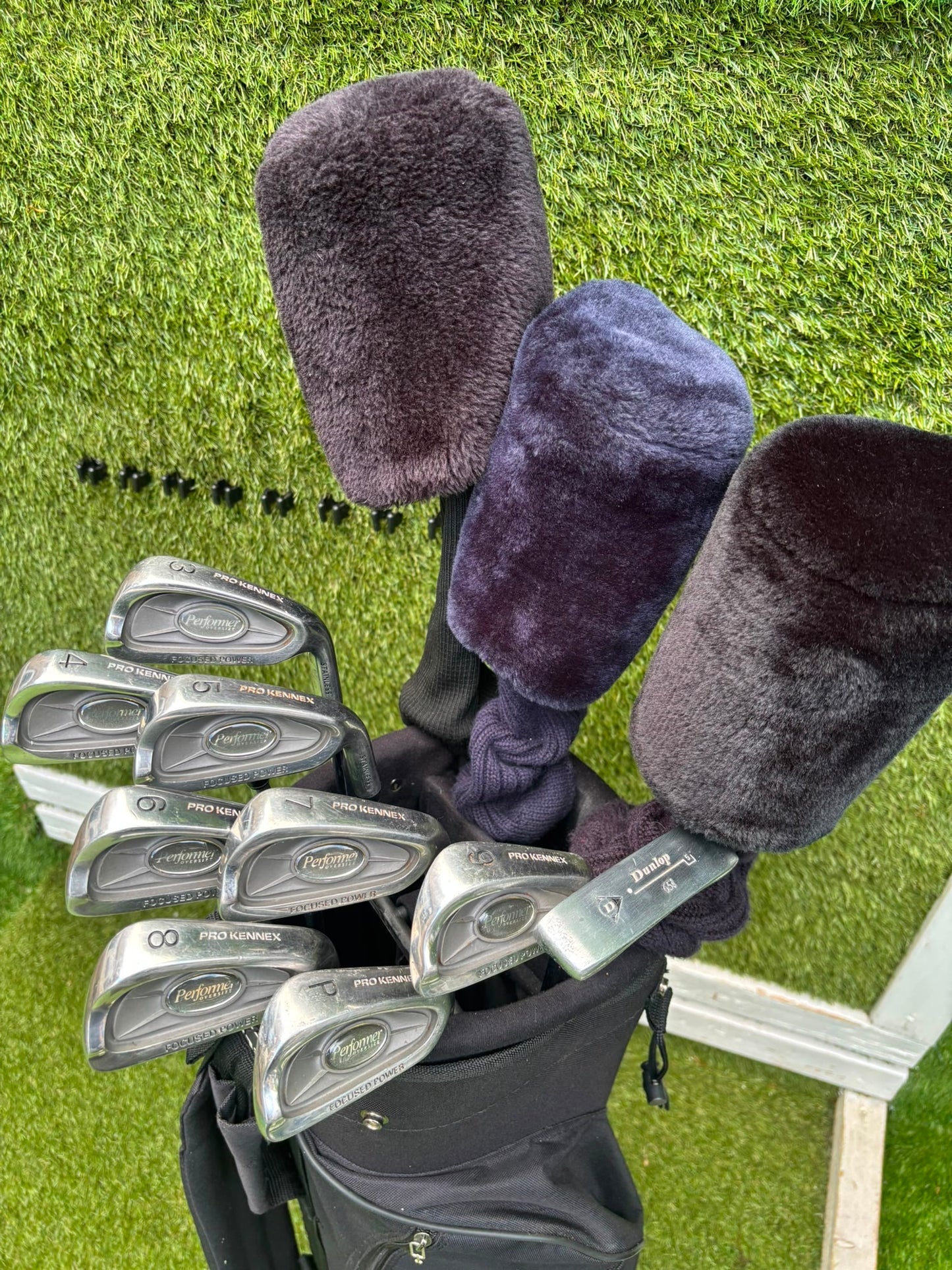 Pro Kennex Performer Oversize Golf Set with Matching Woods, Headcovers & Regal Bag