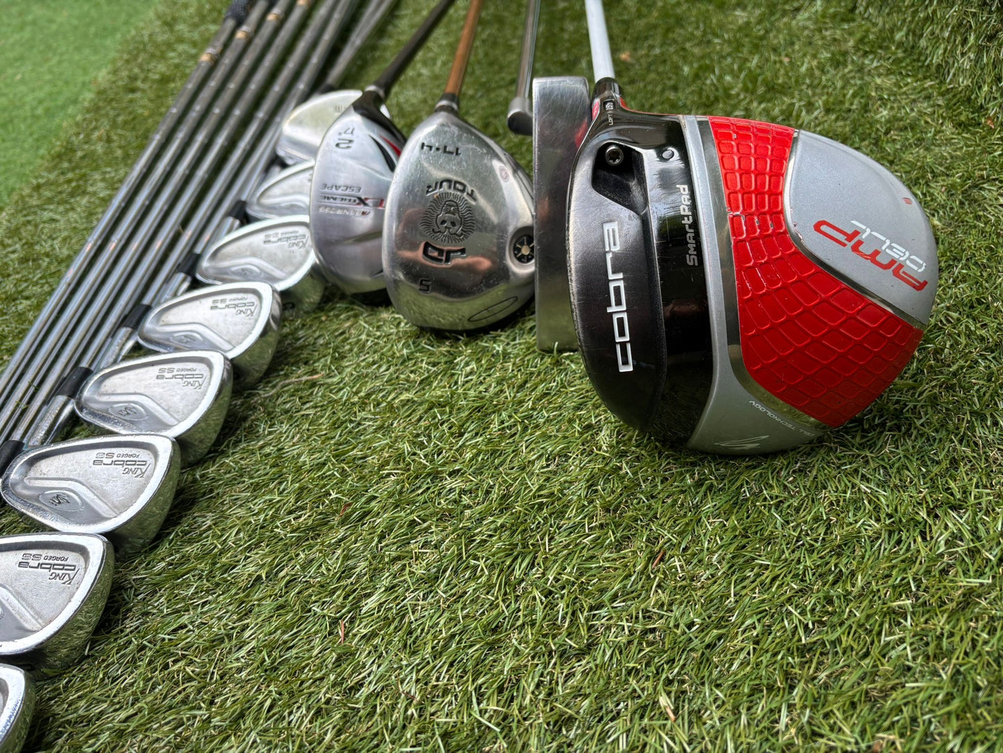 Cobra Forged SS Irons, Cobra AMP Cell Driver & Benross Escape Hybrid Golf Set