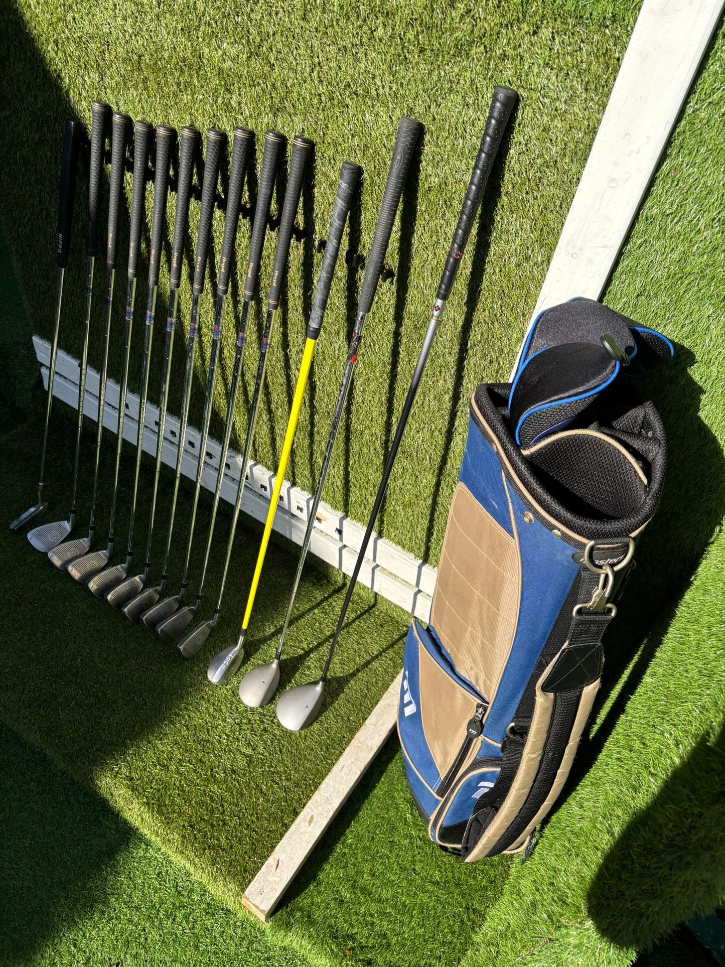 Tristar II 3–SW Irons + RAM FX Driver + Wilson Staff Cleek + Masters Stand Bag – 13 Clubs