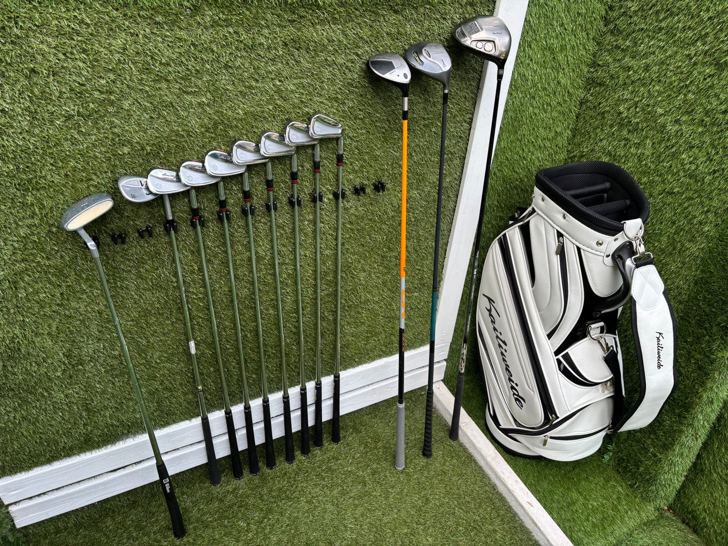 Ben Hogan Apex FTX Forged Irons (4–PW) + Titleist 3 Wood + Drivers + BRAND NEW Bag - Free P&P