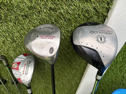 Callaway War Bird Driver + TaylorMade Burner Rescue + Full Iron Set + Nike Stand Bag (14 Clubs) £194.00 Delivered