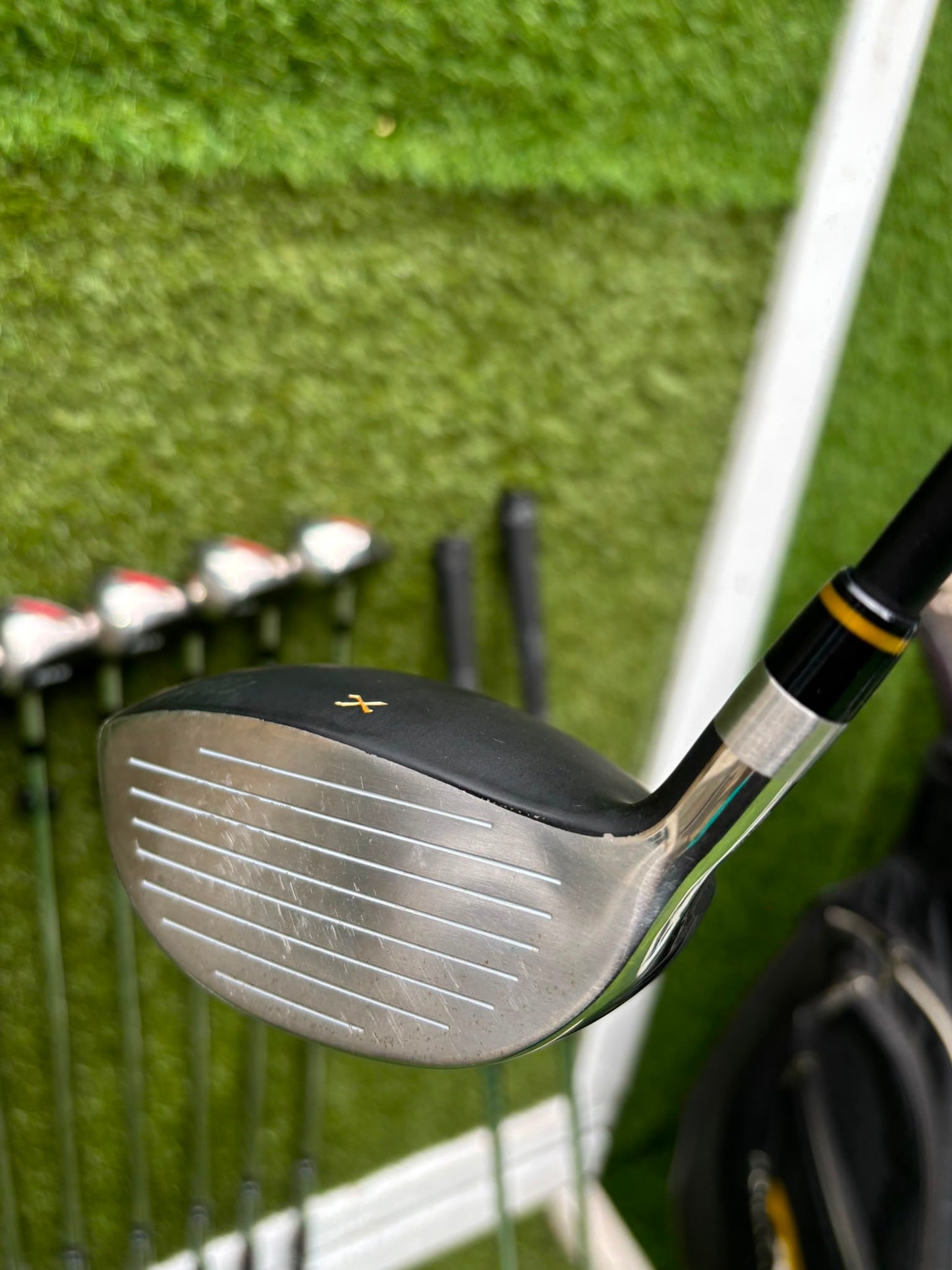 RAM Laser Hybrid Iron Set with GX7 Driver Wood, Steelhead Plus Woods & Powakaddy Bag