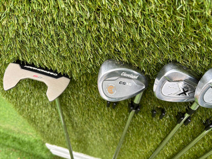 Callaway X Forged Irons, Callaway Warbird Woods, Cleveland CG16 Wedge & TaylorMade Cart Bag