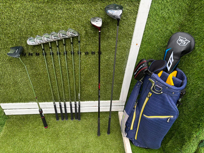 Brand New Wilson Staff D7 XS Golf Set, Brand New Driver & Irons, Brand New Infinite Bucktown Putter, Premium OUUL Stand Bag