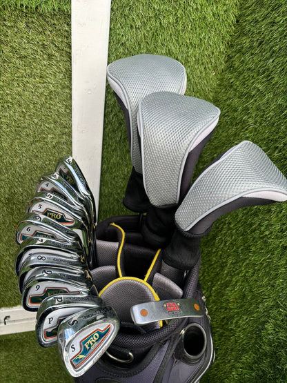 Donnay Pro One Full Golf Set + PowaKaddy Cart Bag (13 Clubs) – Fantastic Like New Condition Just £194.00 Delivered