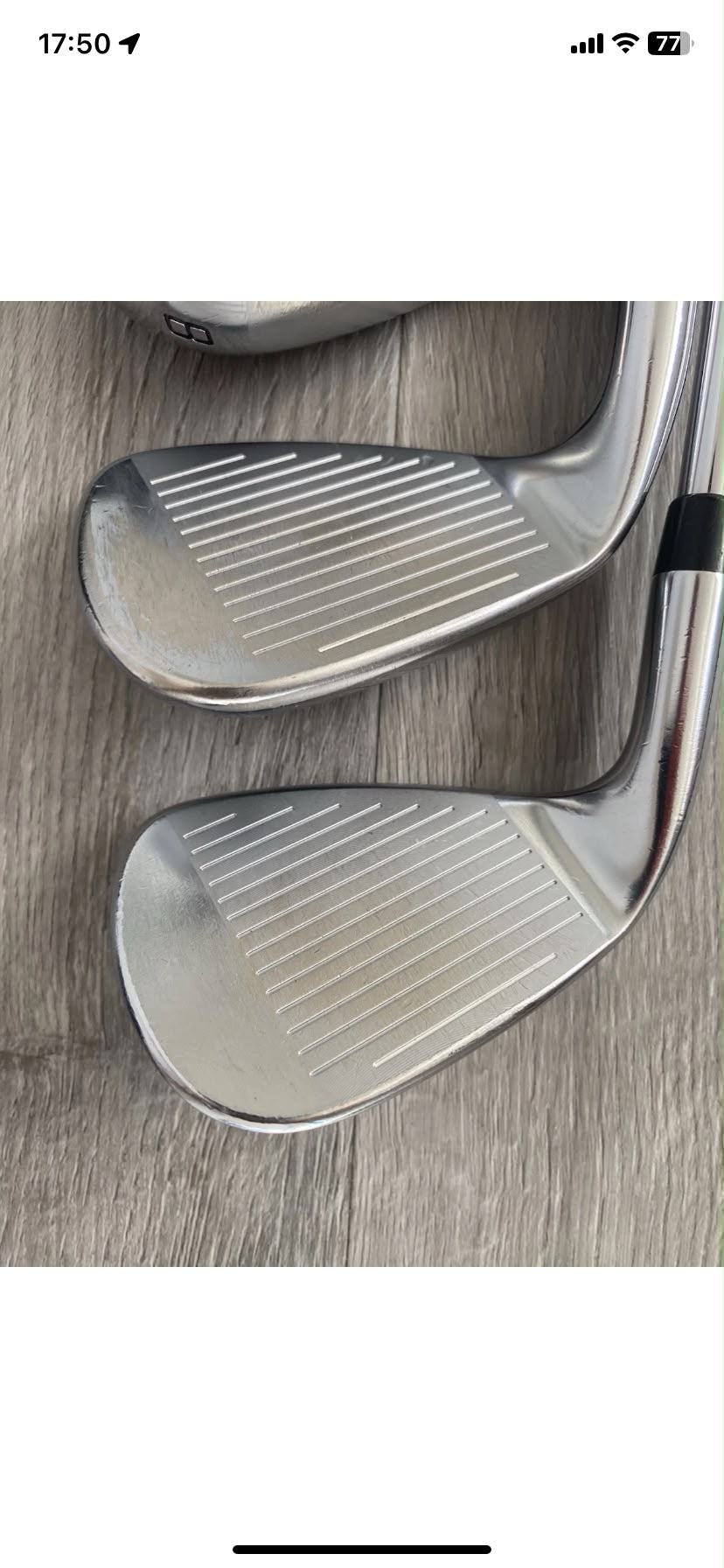 Cobra One Length F7 irons 5-PW Right Handed
