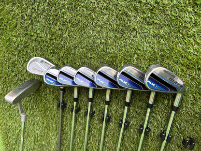 Cobra FLY-XL Complete Golf Set, Matching Woods, Hybrids, Irons & Cobra Ultralight Pro Stand Bag