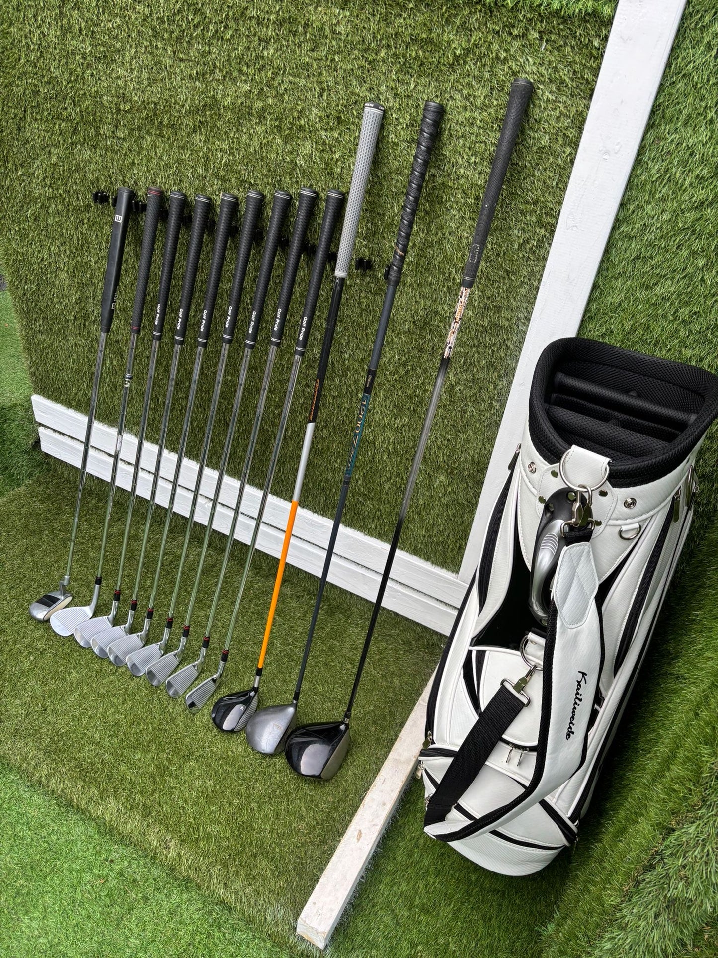 Ben Hogan Apex FTX Forged Irons (4–PW) + Titleist 3 Wood + Drivers + BRAND NEW Bag - Free P&P